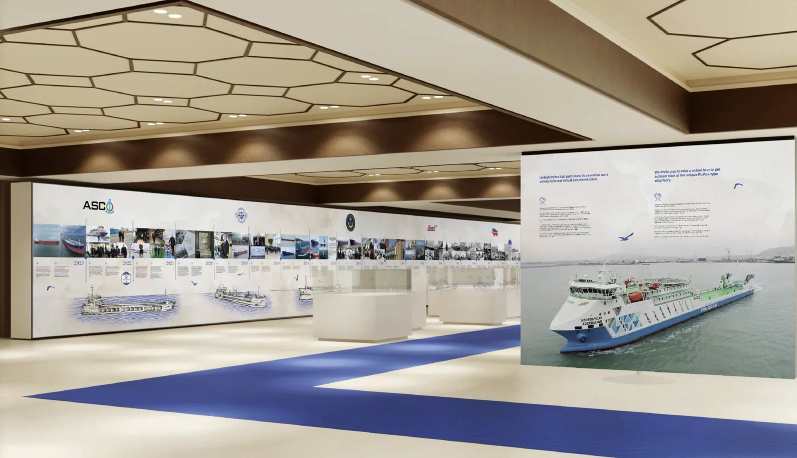 Exhibition stand, alternate view
